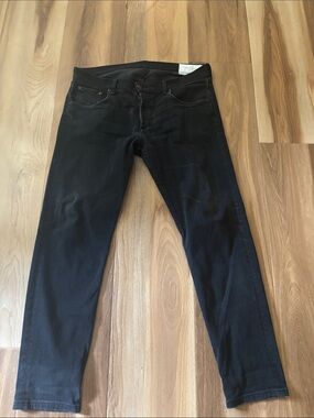 rag & bone Men's Skinny Jeans in Black
